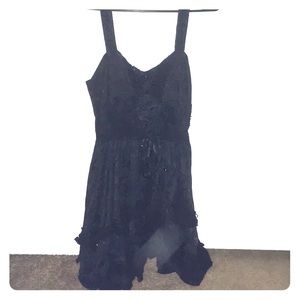 short black gothic dress